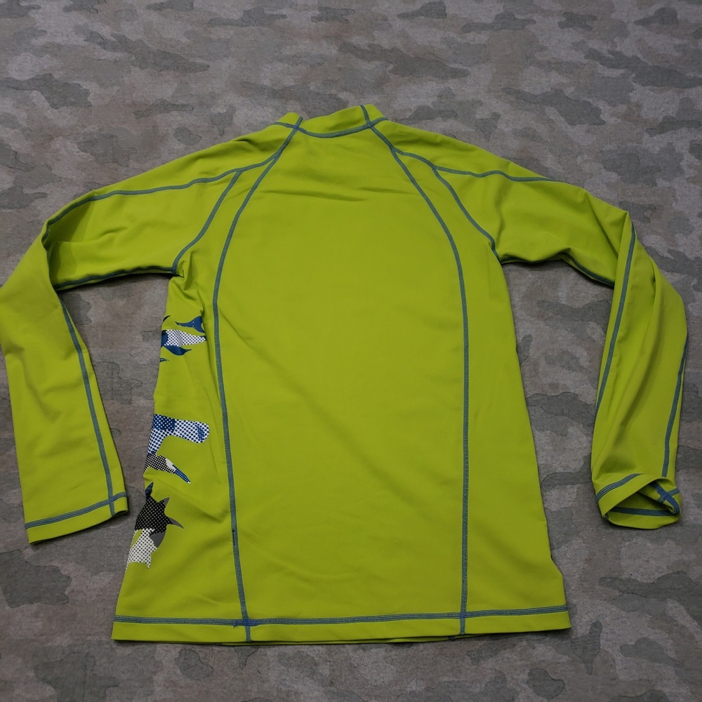 REI Rash Guard Youth Large Green Pullover Long Sleeve - Picture 6 of 9